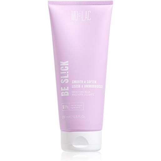 MULAC haircare hair mask - be slick maschera lisciante 200 ml