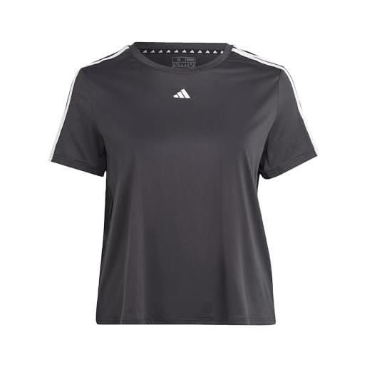 adidas ic5048 tr-es 3s t ps t-shirt donna black/white taglia 2x