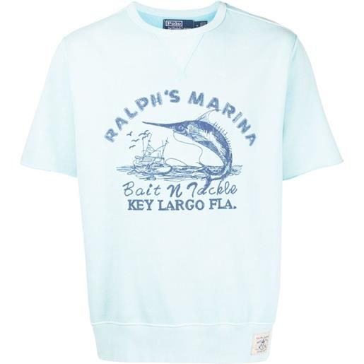 Polo Ralph Lauren t-shirt con stampa - blu