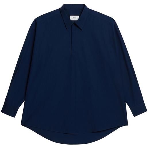 AMI Paris camicia oversize - blu