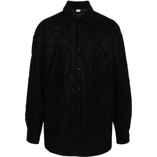 Winnie NY giacca-camicia trapuntata - nero