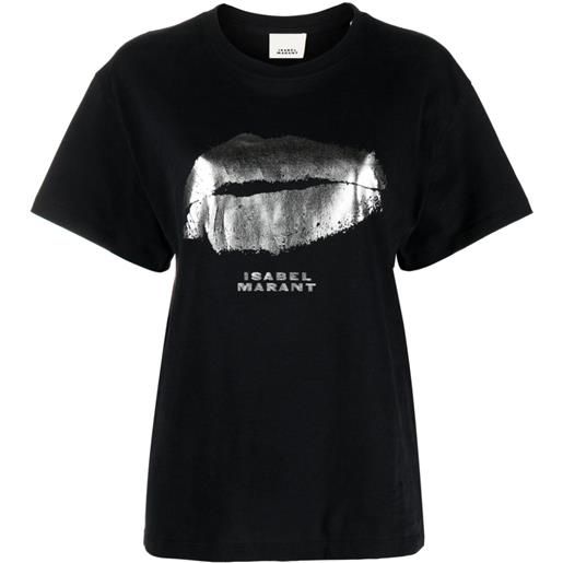 ISABEL MARANT t-shirt con stampa - nero
