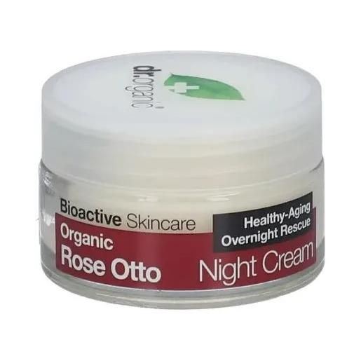 Optima Naturals dr organic rose otto rosa night cream crema viso notte 50 ml