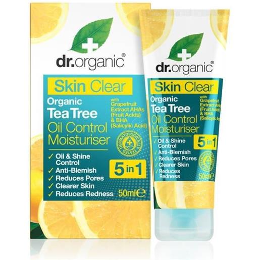Dr. Organic optima naturals dr organic skinclear cream crema viso 50 ml