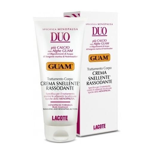 Guam lacote Guam duo crema snellente specifica per la menopausa 200 ml
