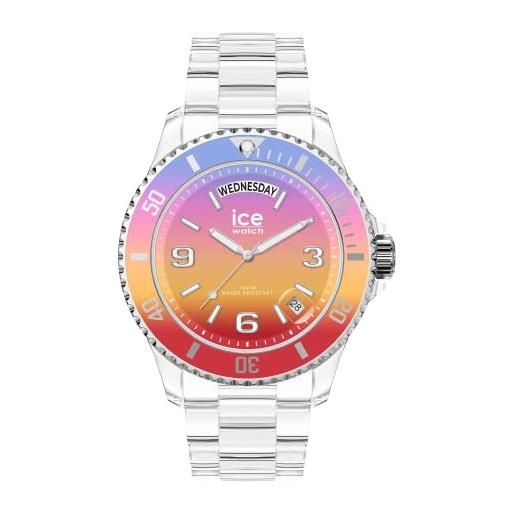 Ice-watch - ice clear sunset energy - orologio multicolore da donna con cinturino in plastica - 021436 (medium)