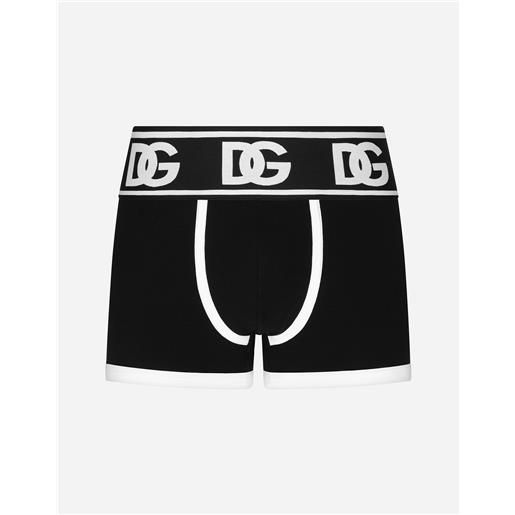 Dolce & Gabbana two-way stretch jersey boxers with dg logo