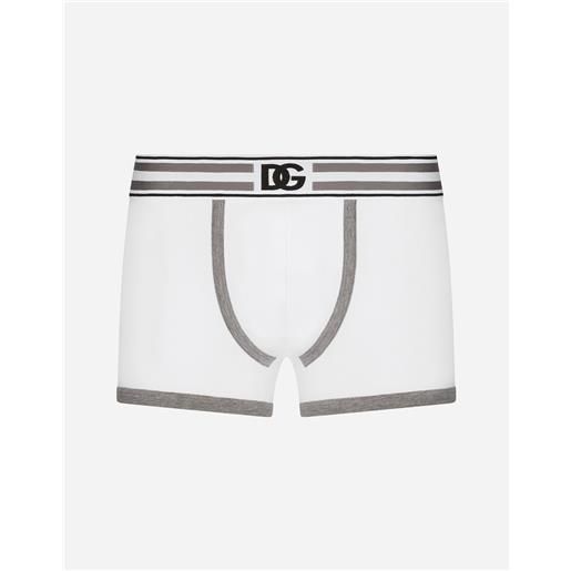 Dolce & Gabbana boxer regular jersey bielastico con logo dg