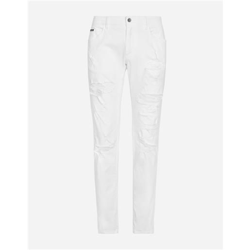 Dolce & Gabbana jeans skinny stretch bianco