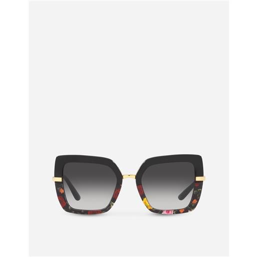 Dolce & Gabbana half print sunglasses