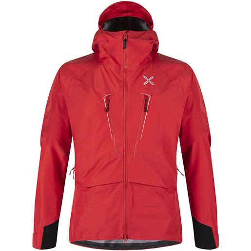 Montura line hood jacket rosso s uomo