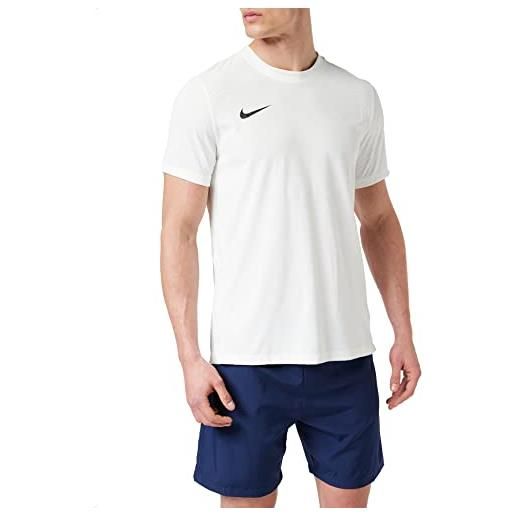 Nike vapor. Knit iii, maglia manica corta uomo, white/bianco/bianco/nero, xl