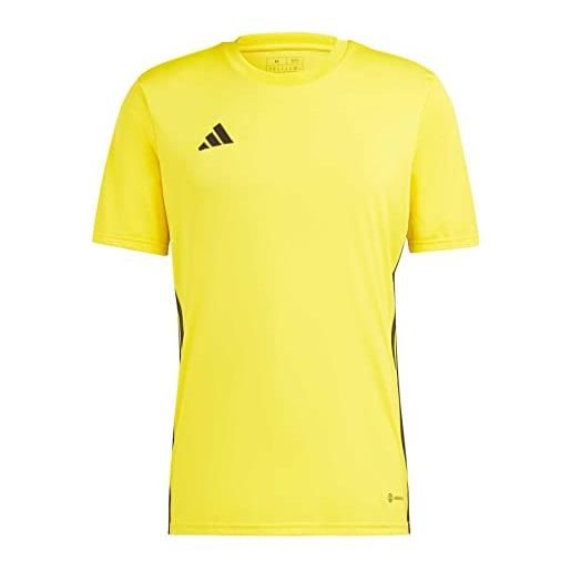 adidas tabela 23 jsy t-shirt, team yellow/black, xxl uomo