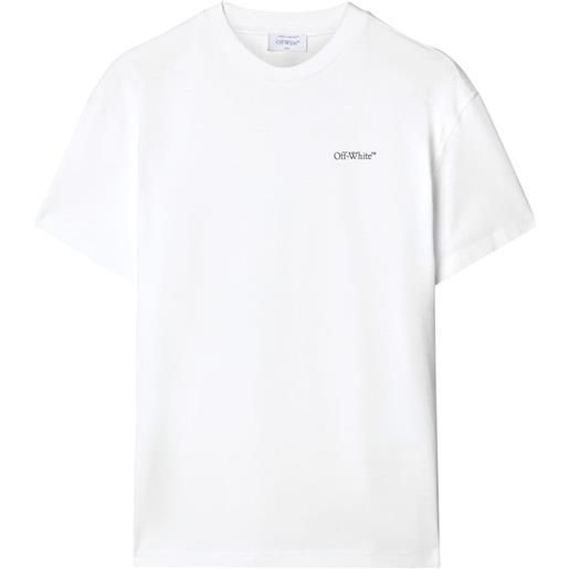Off-White t-shirt a fiori - bianco