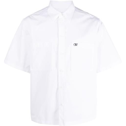 Off-White summer heavycot shirt - bianco