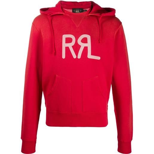 Ralph Lauren RRL felpa con coulisse - rosso