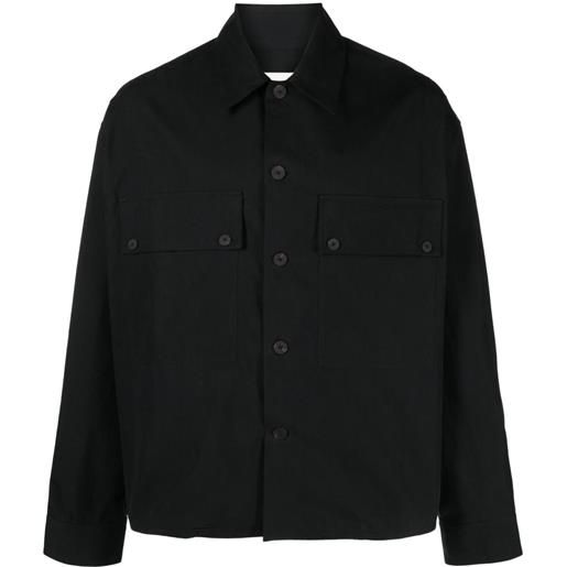 Studio Nicholson giacca-camicia iso - nero