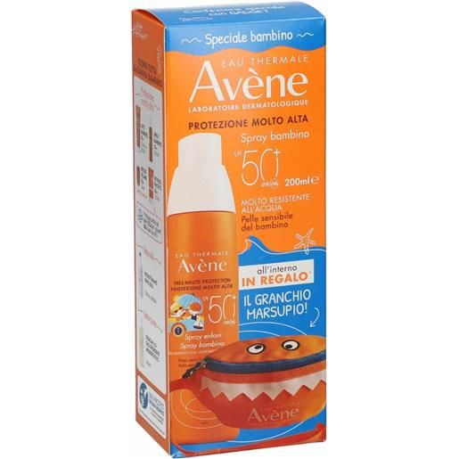 AVENE eau thermale avene solari kit spray bambino spf50+ 200 ml con gadget 2022