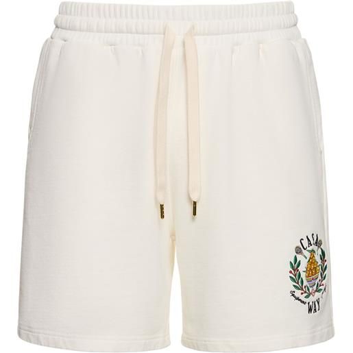 CASABLANCA shorts casa way in jersey di cotone