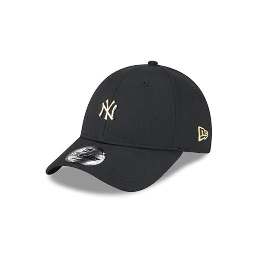 New Era york yankees mlb pin metallic black gold 9forty adjustable cap - one-size