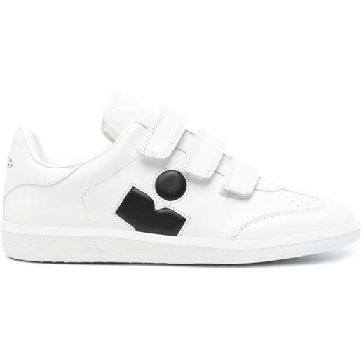 ISABEL MARANT sneakers beth con logo goffrato - bianco