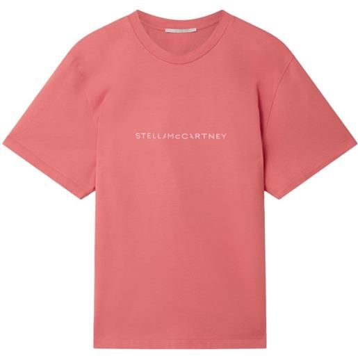 Stella McCartney t-shirt stella iconics con stampa - rosa