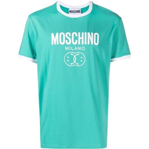 Moschino t-shirt con stampa - verde