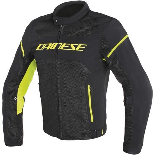 DAINESE - giacca air frame d1 tex nero / giallo fluo