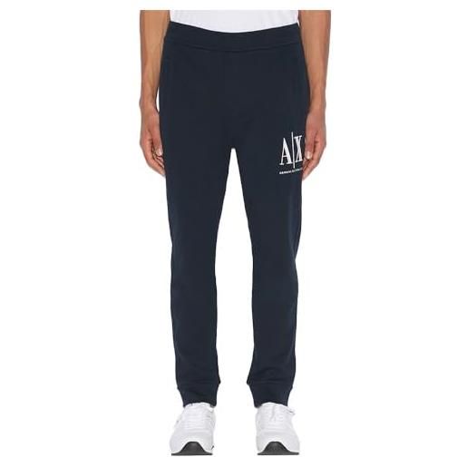 Armani Exchange icon tracksuit bottom pantaloni sportivi, uomo, blu, 58 (taglia produttore: xl)
