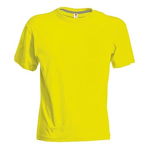 PAYPER sunset t-shirt uomo kit 5 pezzi giallo xl