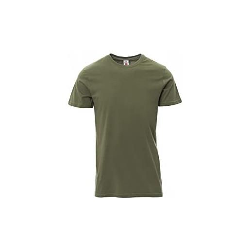 PAYPER sunset t-shirt uomo kit 5 pezzi verde militare xl