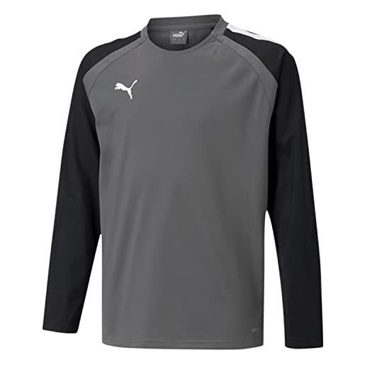 Puma 4063699452334 teamliga training sweat jr maglione, 152, puma red/puma black