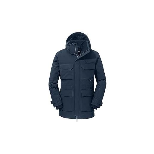 Schöffel down parka ridgeland m, cappotto uomo, blazer blu marine, 52