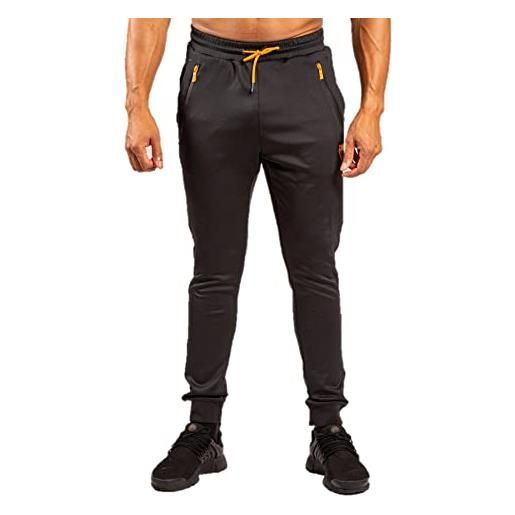 Venum club 212 pantaloni da jogging, felpati uomo, black/khaki, l
