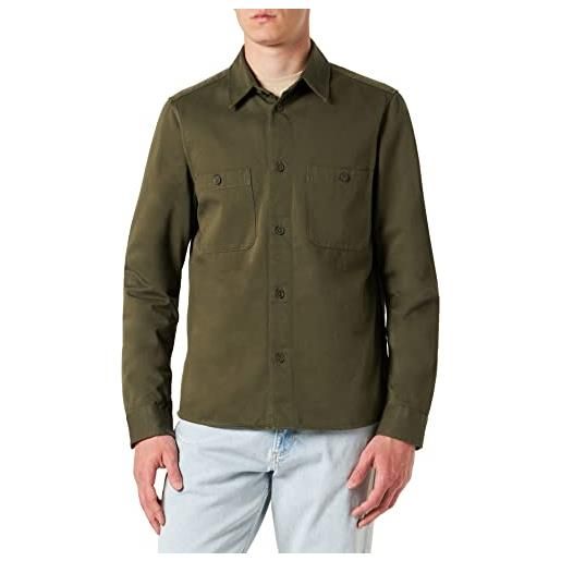 Seidensticker camicia a maniche lunghe regular fit maglietta, verde, m uomo