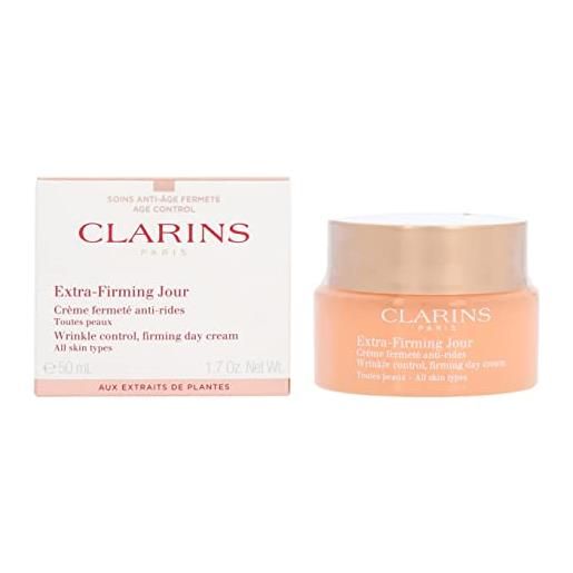 Clarins extra firming crema giorno liftante anti-rughe per tutti i tipi di pelle, 50 ml