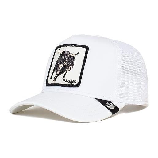 Goorin Bros. platinum rage-core bull white adjustable trucker cap