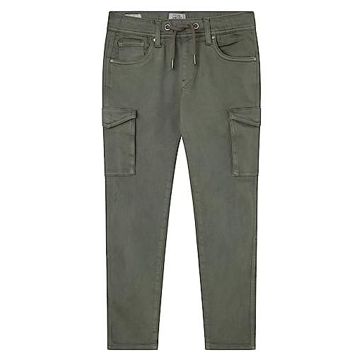 Pepe Jeans chase cargo pantaloni, green (casting), 12 anni bambini e ragazzi