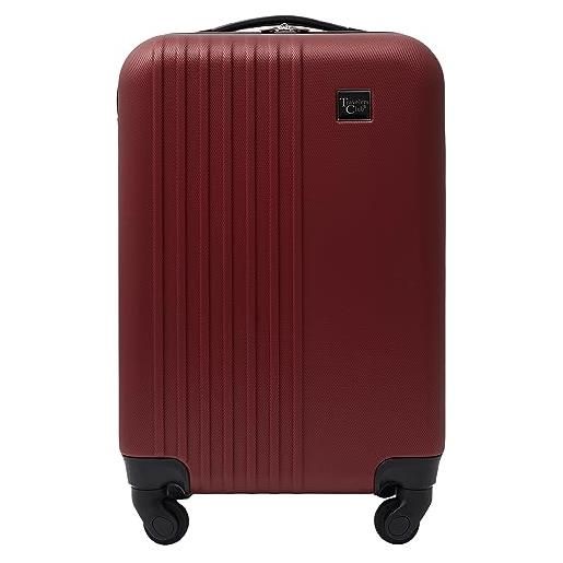 Travelers Club cosmo hardside spinner bagaglio, rabarbaro rosso. , carry-on 20-inch, cosmo hardside spinner bagaglio