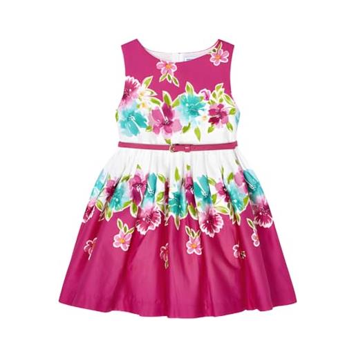 Mayoral Abito Vestito Elegante Bambina 8 Anni - 128 cm in Cotone Ecrù  Fantasia Floreale : : Moda