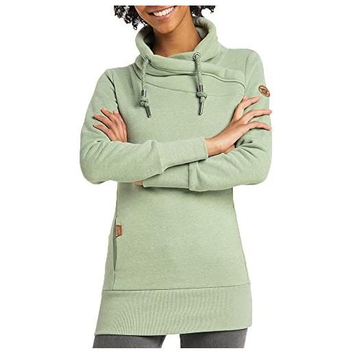 Ragwear neska streetwear - maglione da donna, 100% vegano, verde, s