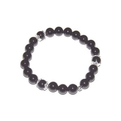 Bracciale Sardo Portafortuna Su Coccu – In Argento 925 Con Sfera Di Giada Verde, Diametro 0,8 Cm