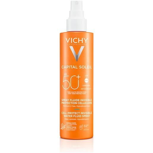 Vichy capital soleil solare spray anti-disidratazione texture ultra-leggera 50+ spf 200 ml