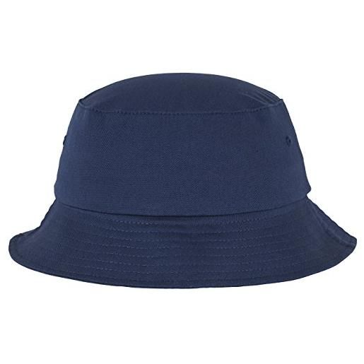 Flexfit cotton twill bucket hat - unisex anglerhut für damen und herren, einfarbig, mit patentiertem Flexfit band, farbe grau, one size