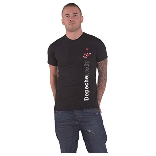 Depeche Mode violator side rose uomo t-shirt nero s 100% cotone regular