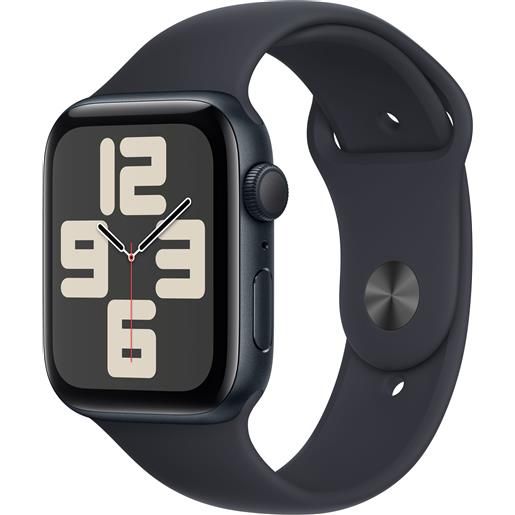 Apple watch se gps 44mm midnight alum. Case w/midnight sport b. M/l