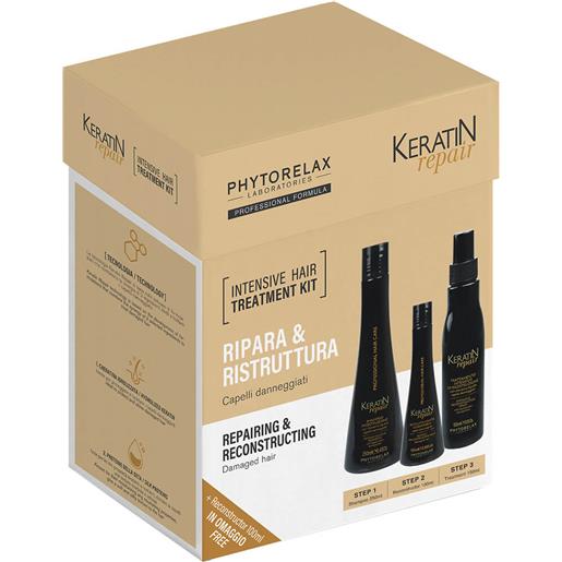 Phytorelax keratin repair intensive hair treatment kit