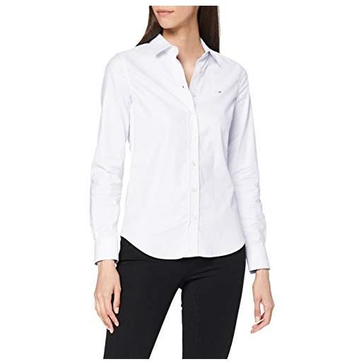 GANT stretch oxford solid, camicia donna, rosso ( light pink ), 40