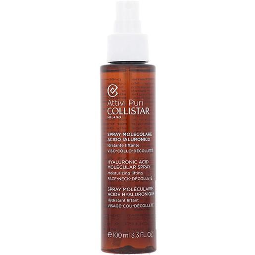 Collistar attivi puri spray molecolare acido ialuronico 100 ml spray idratante liftante spray