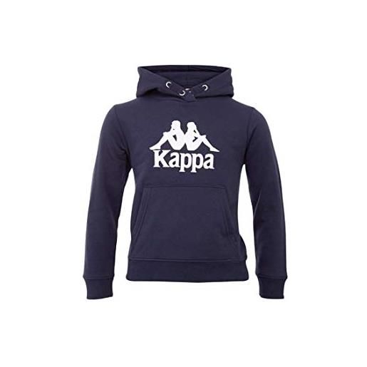 Kappa taino - felpa con cappuccio per bambini, colore: blu navy, 140